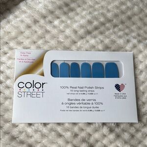 Color Street Sky Blue Nail Strips Fortune Teller